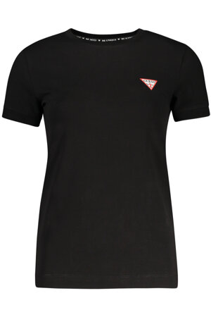 guess-jeans-t-shirt-donna-nero