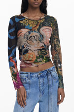 desigual-t-shirt-donna-nero