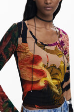 desigual-t-shirt-donna-marrone