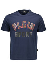 plein-sport-t-shirt-uomo-blu