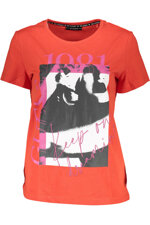 guess-jeans-t-shirt-donna-rosso