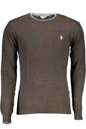 us-polo-maglie-uomo-marrone