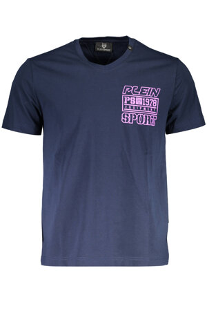 plein-sport-t-shirt-uomo-blu