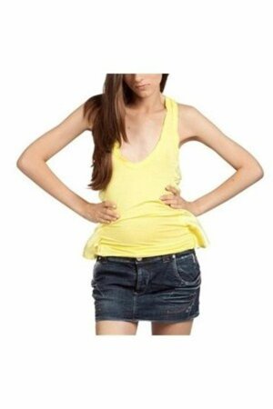 zuelements-t-shirt-donna-giallo