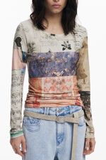 desigual-t-shirt-donna-beige