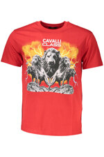 cavalli-class-t-shirt-uomo-rosso