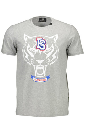 plein-sport-t-shirt-uomo-grigio