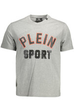 plein-sport-t-shirt-uomo-grigio
