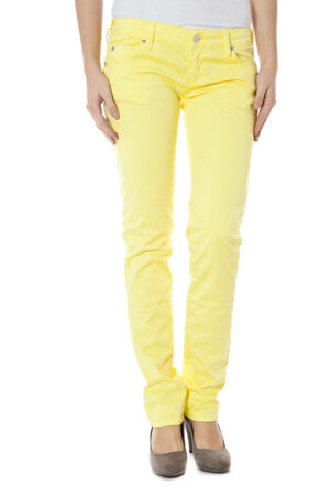 zuelements-pantaloni-donna-giallo
