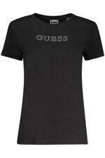 guess-jeans-t-shirt-donna-nero