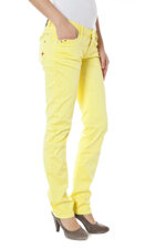 zuelements-pantaloni-donna-giallo