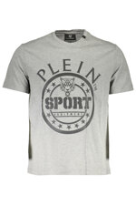 plein-sport-t-shirt-uomo-grigio