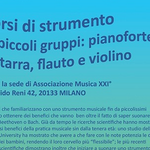 Corsi di strumento in piccoli gruppi