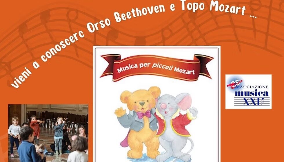a Spazio Datea il corso Musica per piccoli Mozart