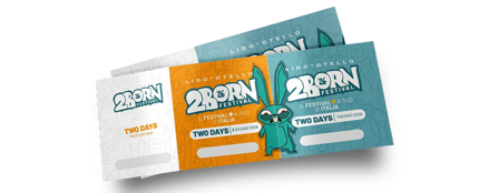 Acquista i biglietti del 2BornFestival ora! Prenota subito!