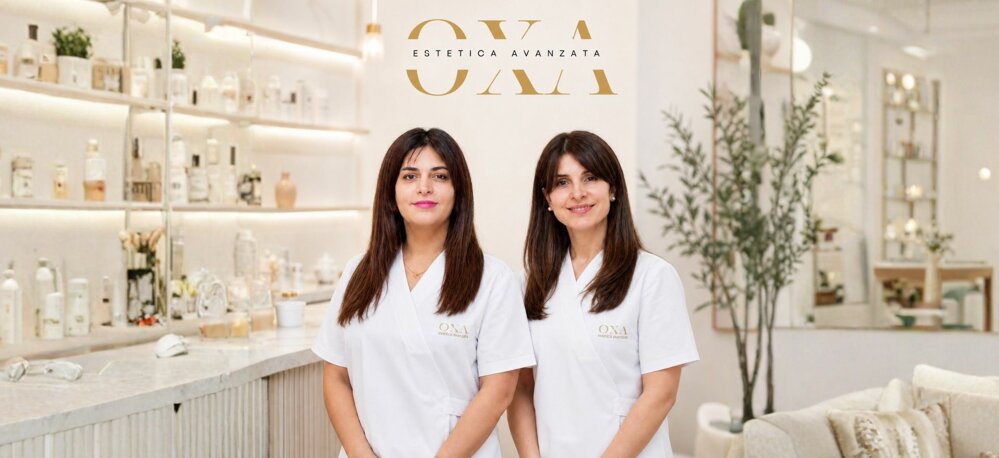 estetiste Elena e Eriola Hoxha nel centro estetico Estetica Oxa