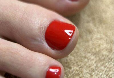 nail art piedi