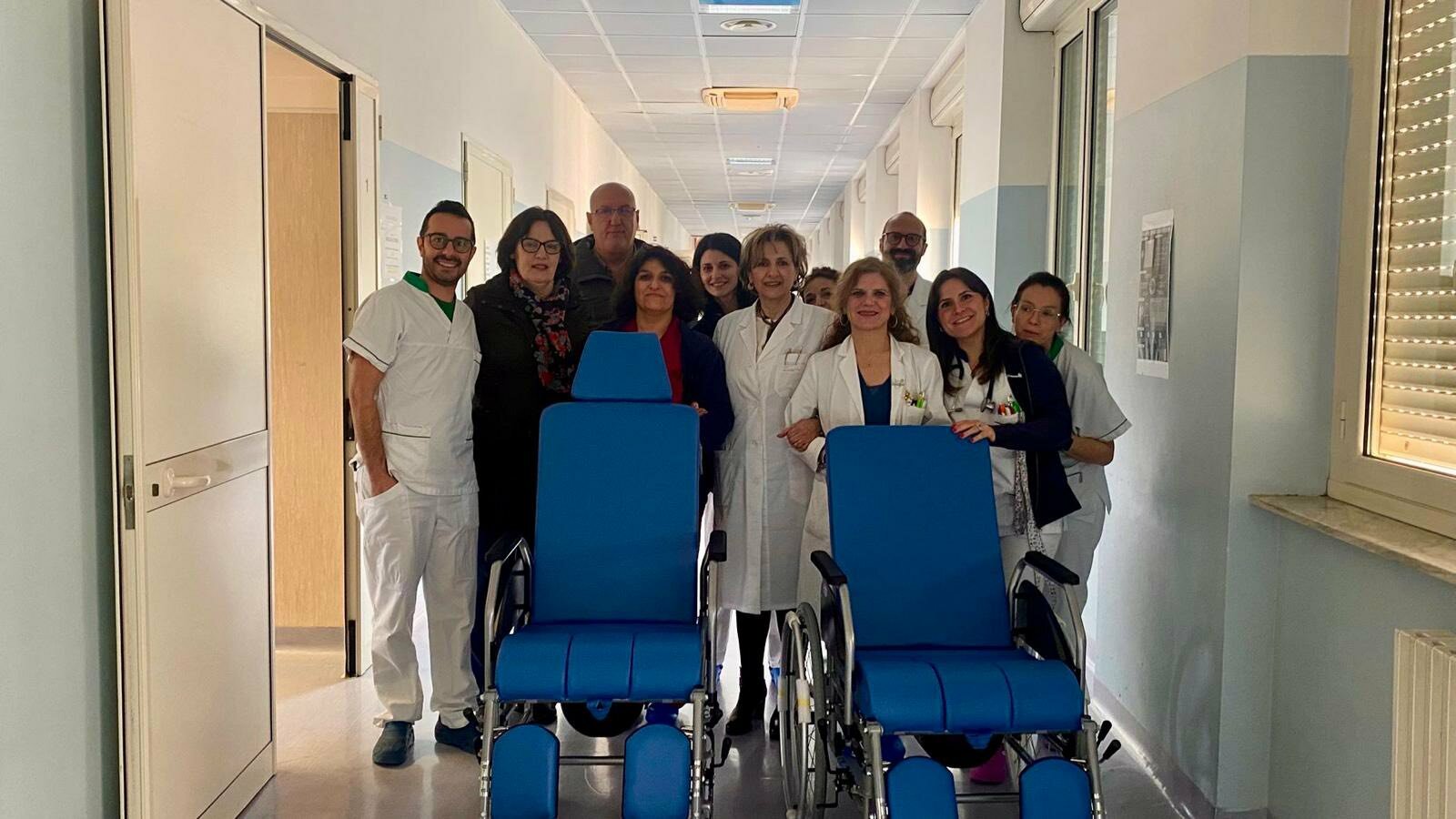 Donazione di carrozzine al CTO di Iglesias: un gesto concreto per i pazienti