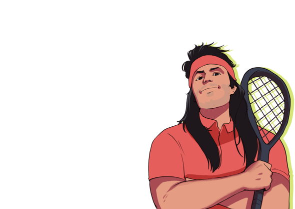 carlos verdin en illustration comics fait par lalilala