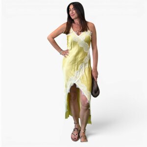 abito-satin-lime-con-pizzo-lokita-milano