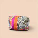 pochette-piccola-trapuntata-tigre-arancio-e-fucsia