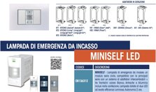 Depliant_Minimat-MiniSelf-EcomatMini Sensori di movimento, lampade di emergenza da incasso