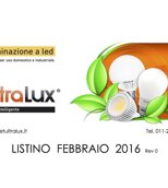 Ultralux listino 2016 Ultralux Listino lampade 2016