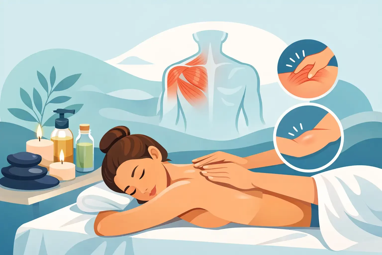 Zweedse massage bij spierspanning