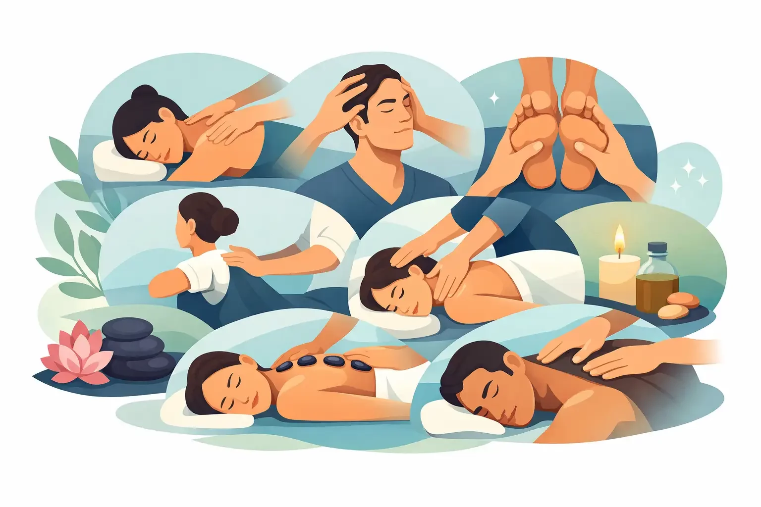 7 Meest ontspannende massagetechnieken
