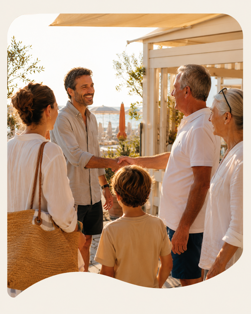 Accoglienza familiare al Bagno Anna 95 di Pinarella di Cervia Accoglienza familiare al Bagno Anna 95 di Pinarella di Cervia