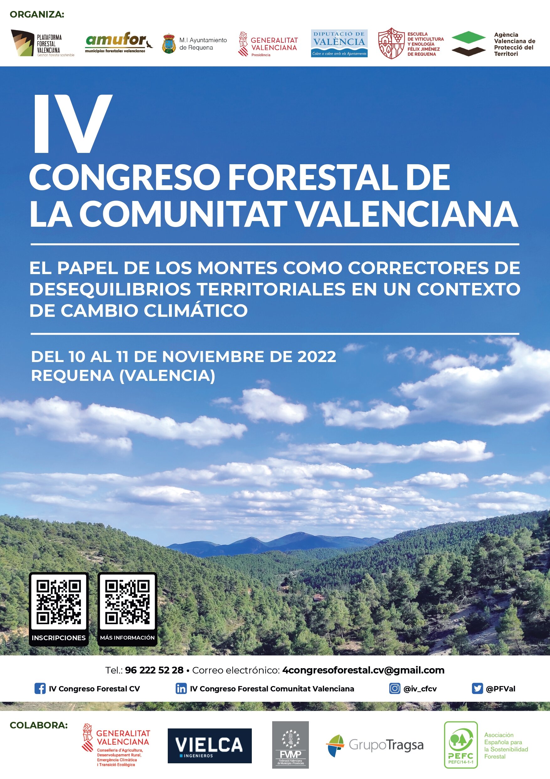 IV CONGRESO FORESTAL DE LA COMUNITAT VALENCIANA
