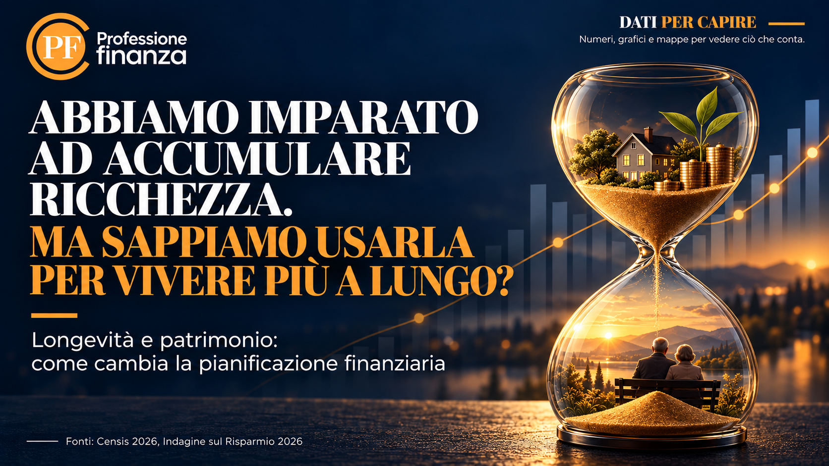 Abbiamo imparato ad accumulare ricchezza. Ma sappiamo usarla per vivere più a lungo?