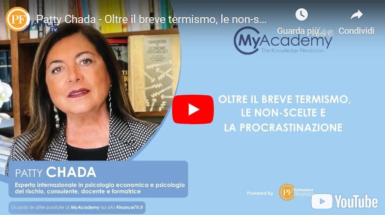 Educazione Finanziaria e Psicologia del Rischio: Come aiutare il Cliente a superare l’incertezza e pianificare il Futuro