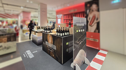 Allestimento stampa pop-up e corner presso La Rinascente Roma e Milano