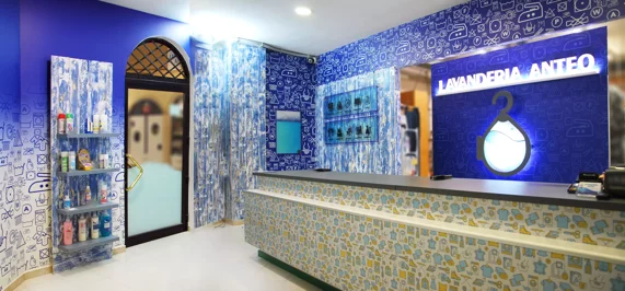 Anteo Dry Cleaners | Restyling, custom furnishings & store refurbishment