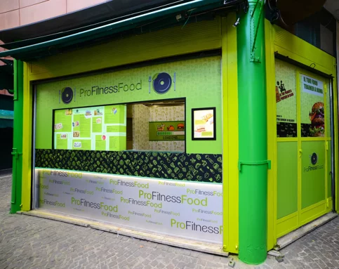 Restyling negozi a Roma Profitness food