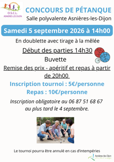 concours de pÉtanque 2026 concours de pÉtanque 2026