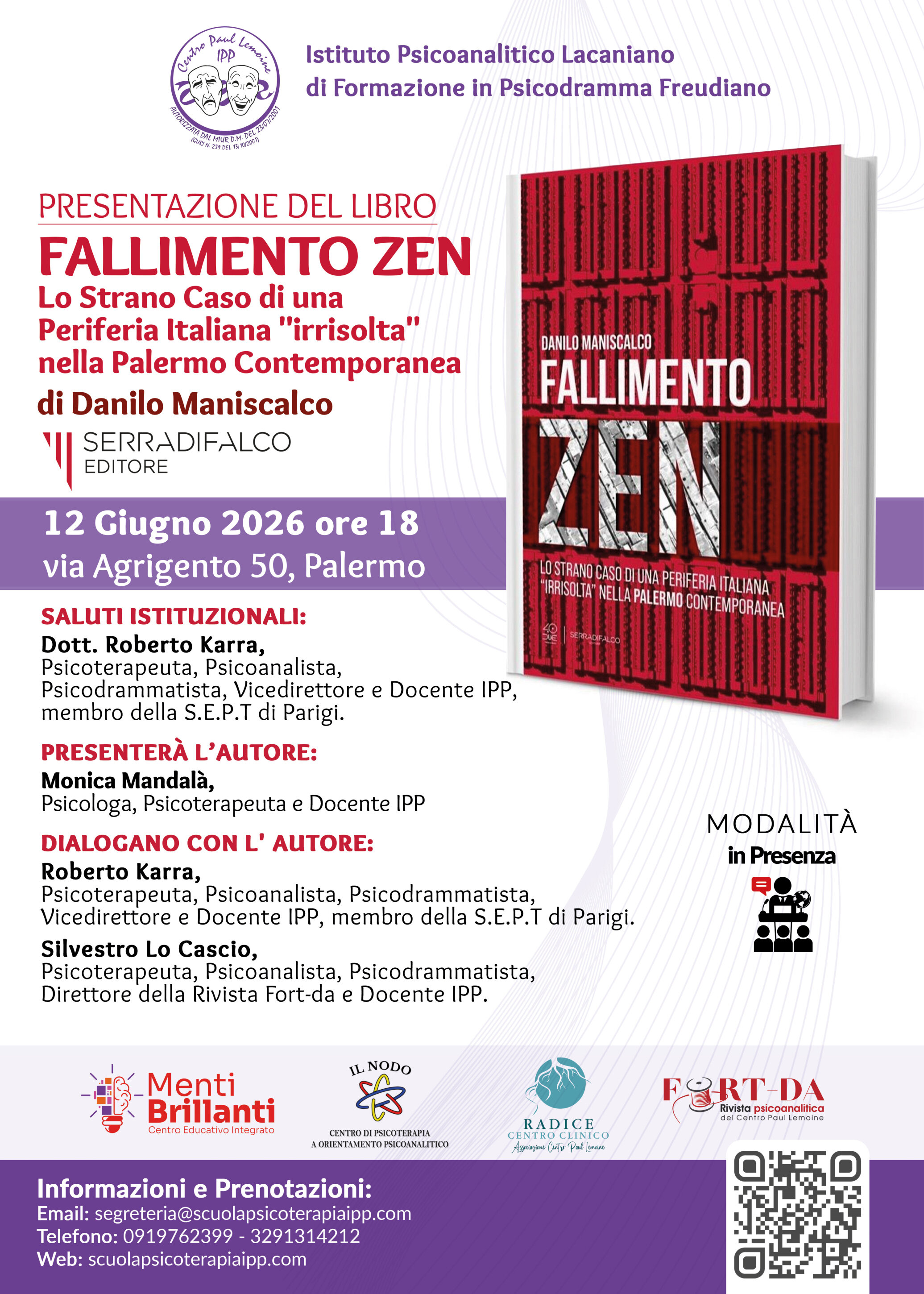 Presentazione libro FALLIMENTO ZEN Presentazione libro FALLIMENTO ZEN