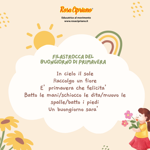 filastrocca buongiorno primavera