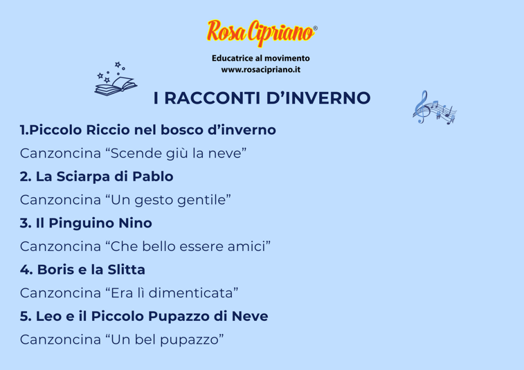 elenco racconti + musiche elenco racconti + musiche