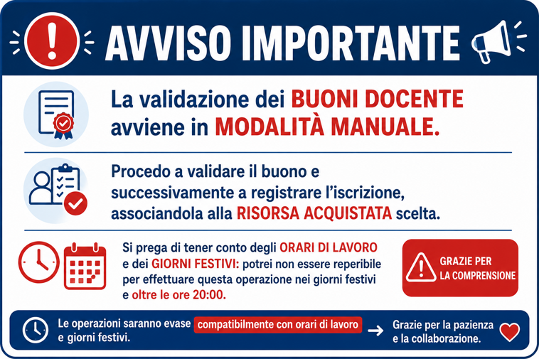 avviso buono docente rosa cipriano