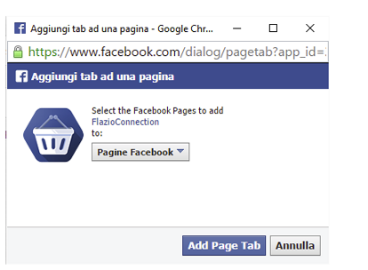esempio- aggiungere un prodotto alla pagina di Facebook esempio- aggiungere un prodotto alla pagina di Facebook