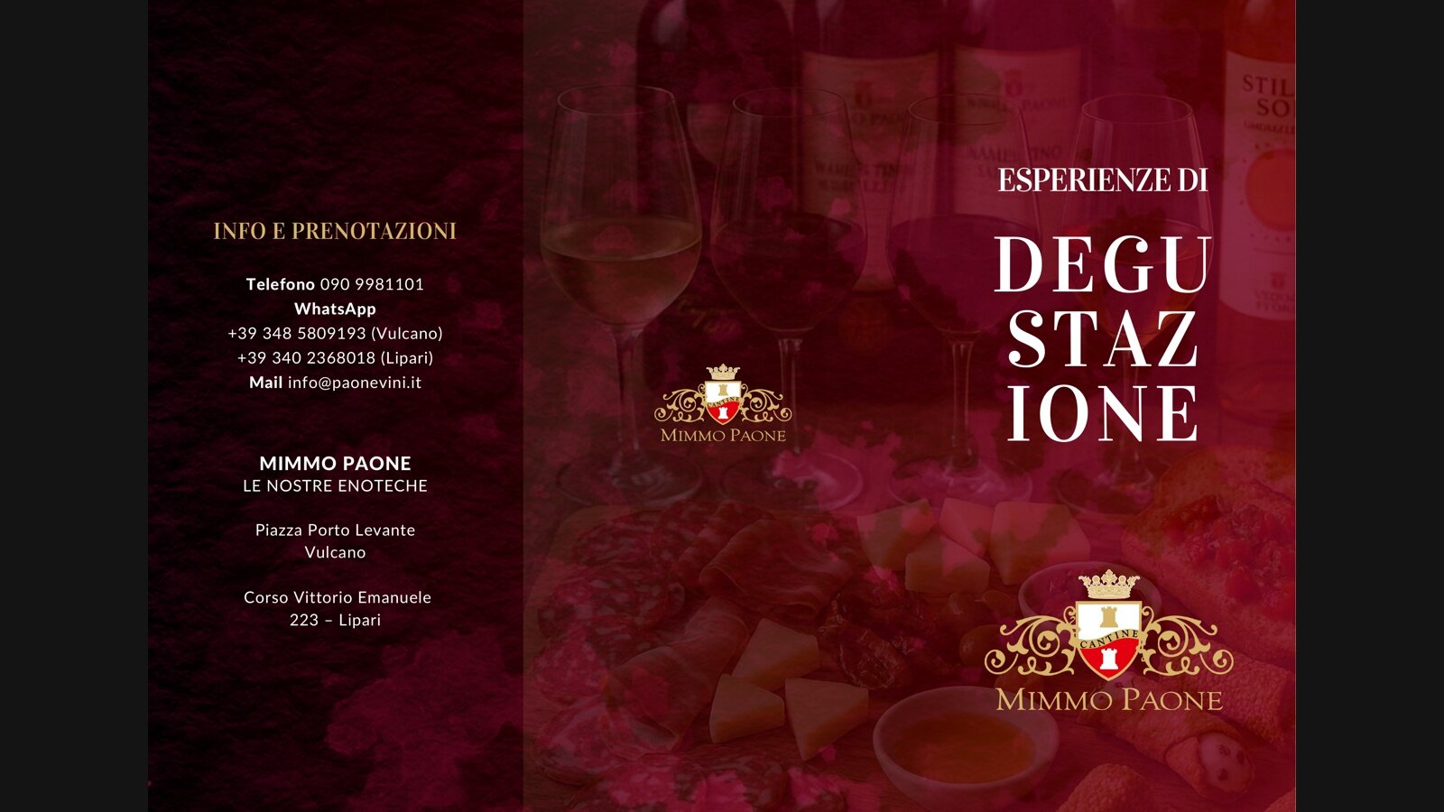 Come nasce una degustazione in enoteca: il nostro modo di accogliere a Lipari e Vulcano