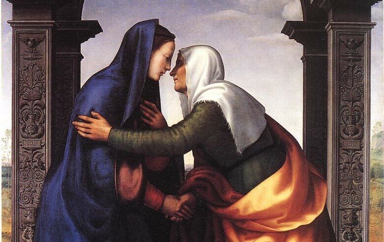 Il profeta e il messia nel grembo delle madri comunicano tra loro