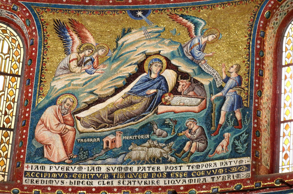 La scena della Nativit&agrave;, umana sempre pi&ugrave; umana