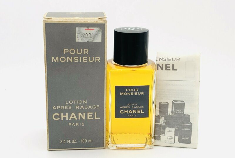 AFTER SHAVE CHANEL POUR MONSIEUR VINTAGE 100 ML RARO DOPOBARBA SPLASH UOMO