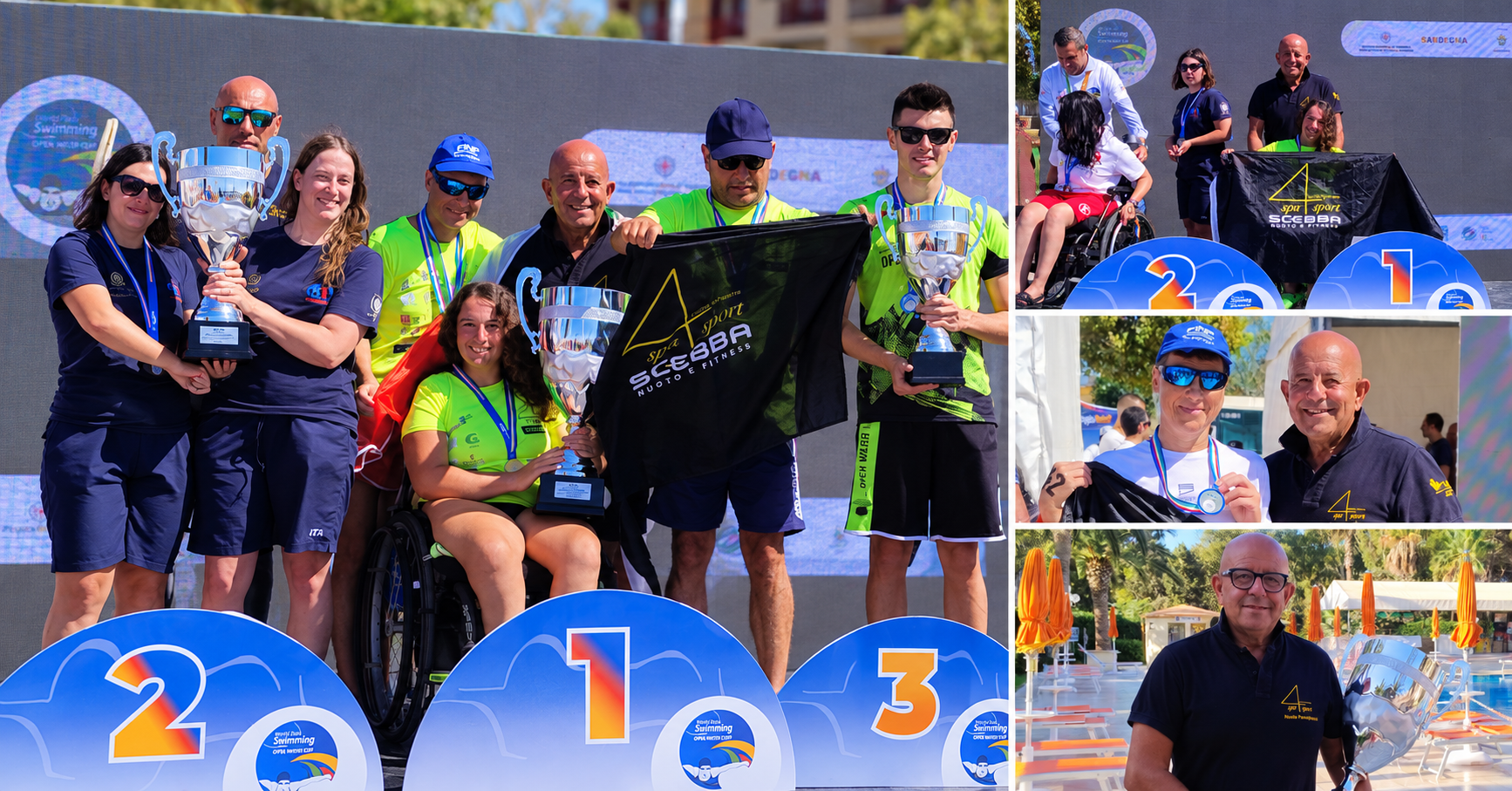Su SudSport 4Spa Sport, il trionfo nel nuoto paralimpico: restituire ci&ograve; che lo sport ha dato