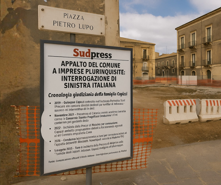 Il comune di Catania affida appalti milionari a imprese gi&agrave; interdette per mafia? La pesantissima denuncia di Sinistra Italiana