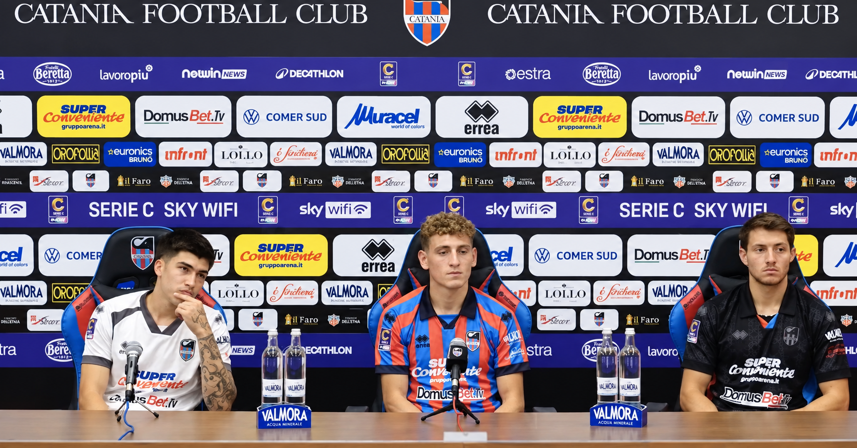 Su SudSport Catania, qualit&agrave; e fame per il centrocampo: si presentano Cavuoti, Torrasi e Vallocchia