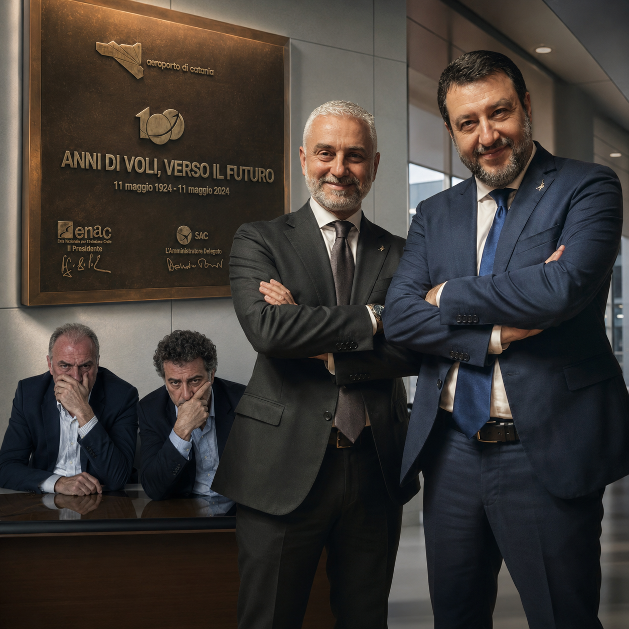 SAC aeroporto di Catania (e Comiso): il senatore Germanà interroga il ministro Salvini. Che è il capo del suo partito e forse ora dovrà chiarire che combina l'ENAC da 10 anni a Catania